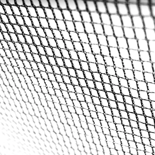 Fine net for catching the ball