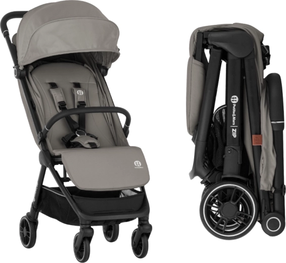 Petite&Mars Zip creamy cocoa sports stroller