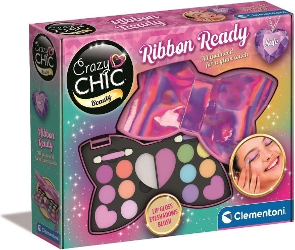Crazy Chic cosmetic pouch – bow
