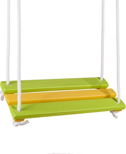 Green-Yellow Wooden Swing Board