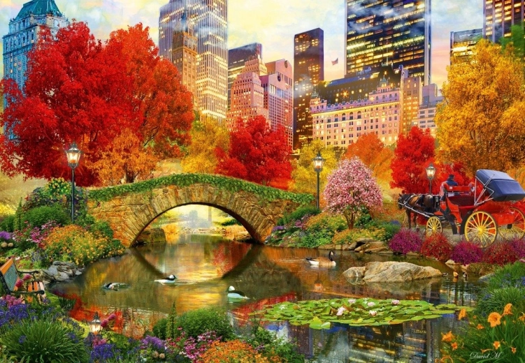 Puzzle Central Park NYC 1000 pieces BLUEBIRD