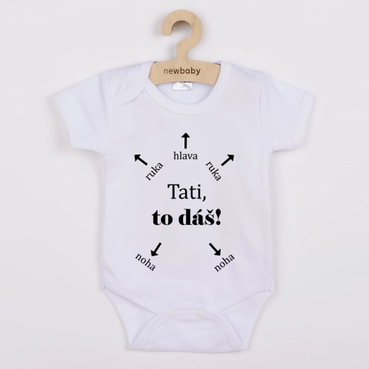 New Baby Printed Baby Bodysuit Daddy, You’ve Got This! – Short Sleeve
