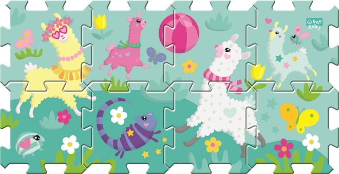 Foam Puzzle Cheerful Llamas TrefL