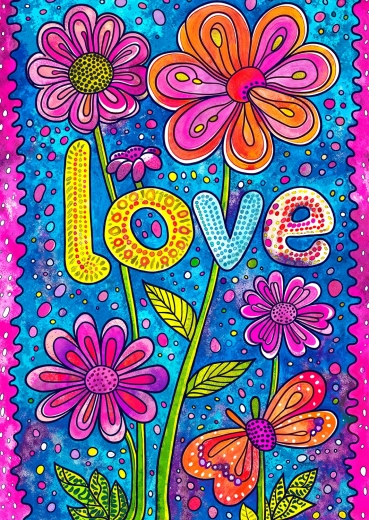 Enjoy puzzle Floral Love 1000 pieces