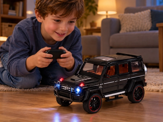 LED lights and smoke effect