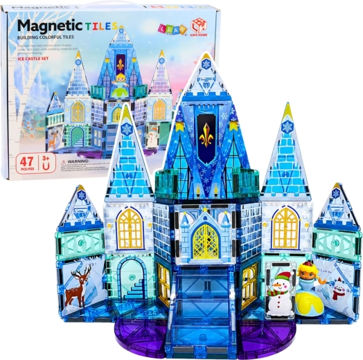 Magnetic building blocks – Princess Ice Castle (47 pieces)