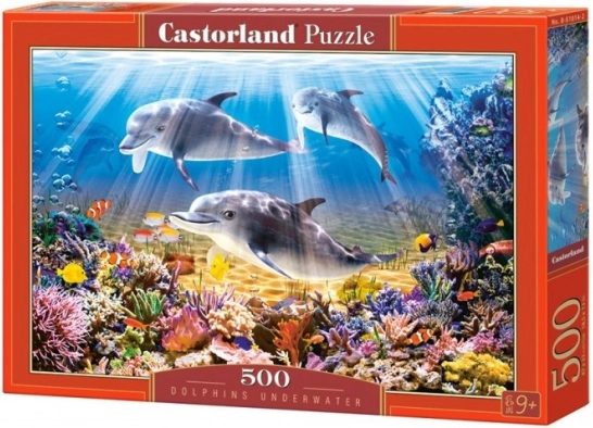 Пъзел 500 части Dolphins Underwater