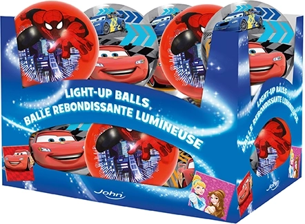 Светеща топка 10 см – DISNEY PIXAR CARS 3 и MARVEL SPIDER‑MAN