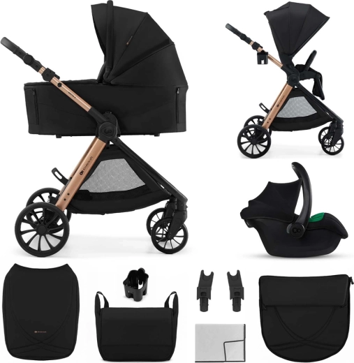 Kinderkraft Vesto 2 combination stroller 3-in-1 black