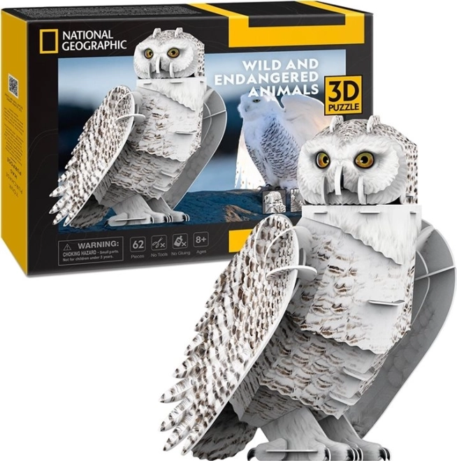 3D Puzzle Snowy Owl