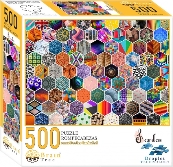 Brain Tree Picture Puzzle Tiles 500 Pieces