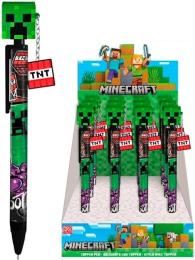 Химикалка Minecraft с 3D topper