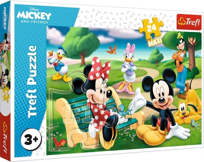 Пъзел 24 Maxi – MICKEY MOUSE и приятели – TREFL