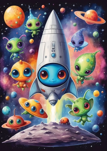 Yazz puzzle Aliens 1000 pieces