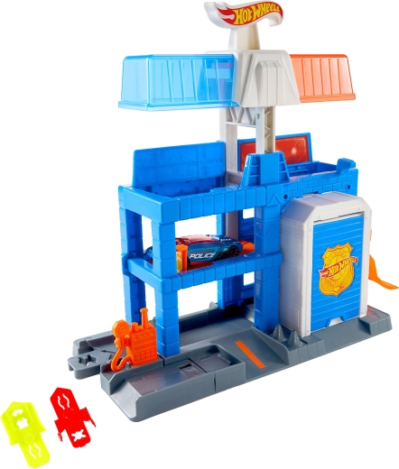 Метална полицейска кола 1:64 включена