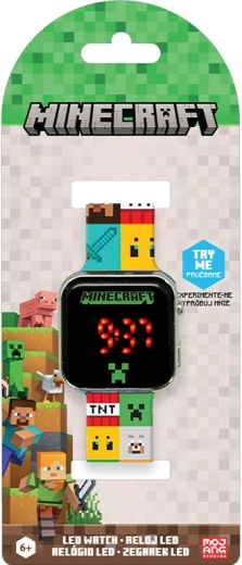 Дигитален LED часовник Minecraft