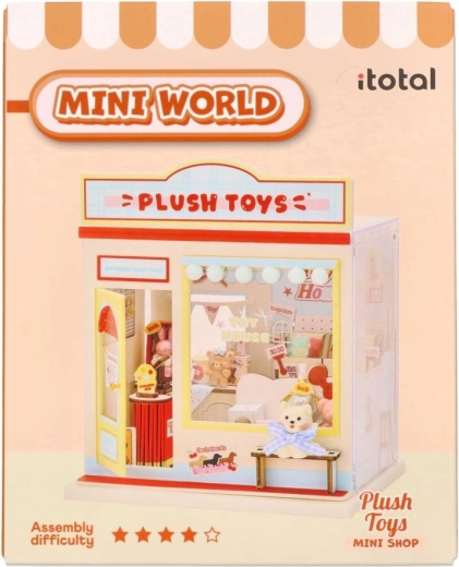 i-Total Miniature Plush Toy Shop DIY Model Kit