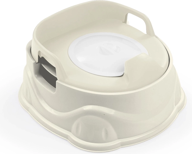 3-in-1 potty, toilet reducer and kids' step stool, beige
