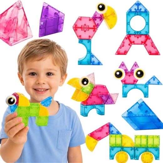 WOOPIE Магнитен конструктор 3D, 21 части