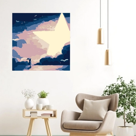 Релакс и декорация в едно: мотив звезда