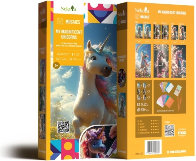 Sekoia Mosaics Unicorn – Creative Mosaic Kit