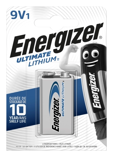 Energizer Ultimate Lithium 9V литиева батерия