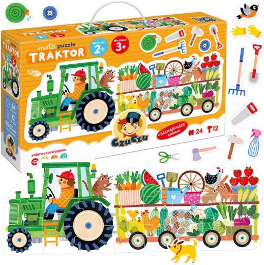 Moto Puzzle Трактор