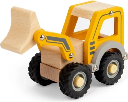 Дървен багер за деца Bigjigs Toys