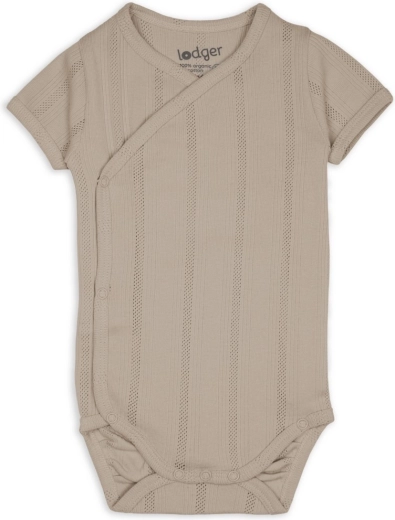 Lodger short-sleeve bodysuit pointelle shell size 68
