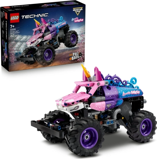 LEGO Technic Monster Jam Sparkle Smash с издърпващ механизъм