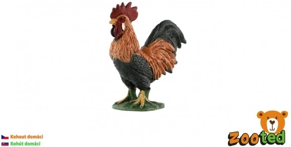 Plastic Rooster Figurine 5cm