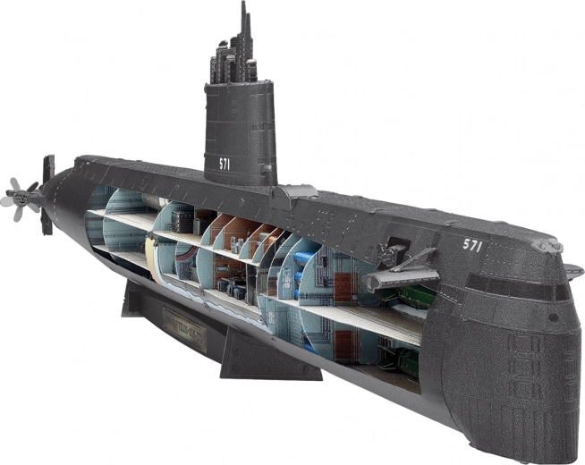 Метален 3D пъзел METAL EARTH Premium – подводница USS NAUTILUS
