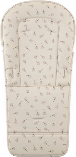 Petite&Mars Gusto Beige Dandelions high-chair seat cover and tray