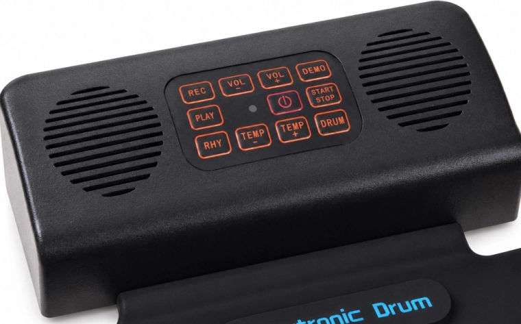 Control panel with speakers
