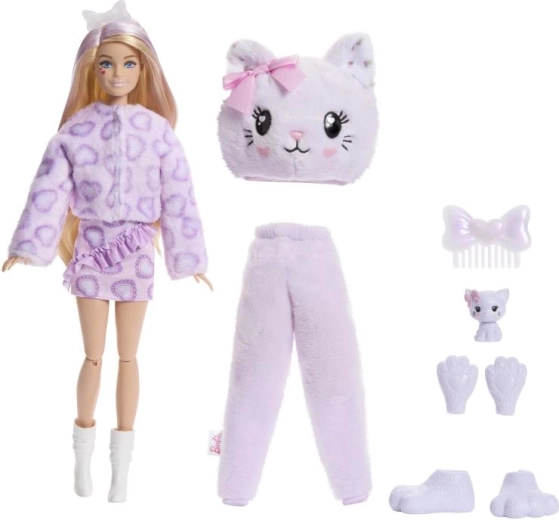 2-in-1 plush kitten costume
