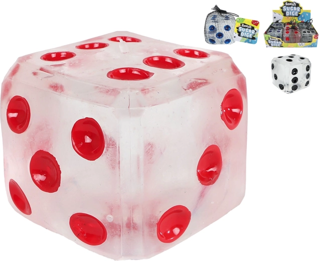 Игрално кубче Sugar Mega стреч 7 см (6 бр.)