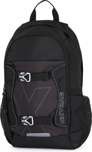Студентска раница OXY Zero black/white