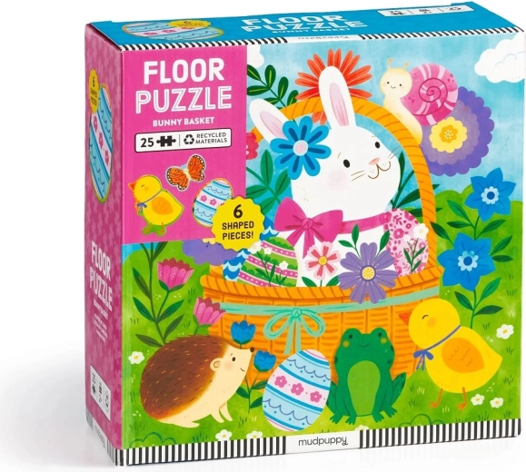 Mudpuppy Floor Puzzle Easter Bunny 25 Pieces