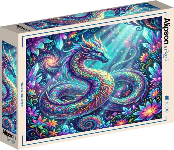 Alipson square puzzle Dragon Challenge 1000 pieces