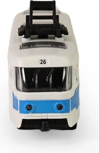 Realistic city tram design