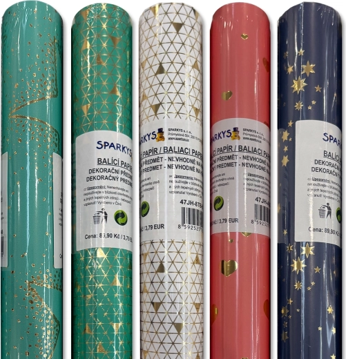 Wrapping paper 200 × 70 cm – multiple designs