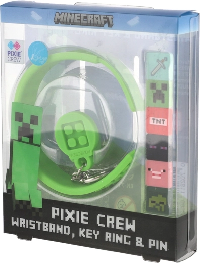 Pixie Crew комплект 3 в 1 – гривна, ключодържател и значка