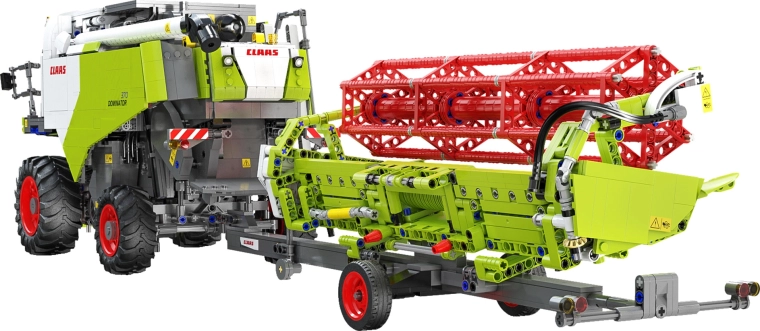 Functional cutting header and transport trailer