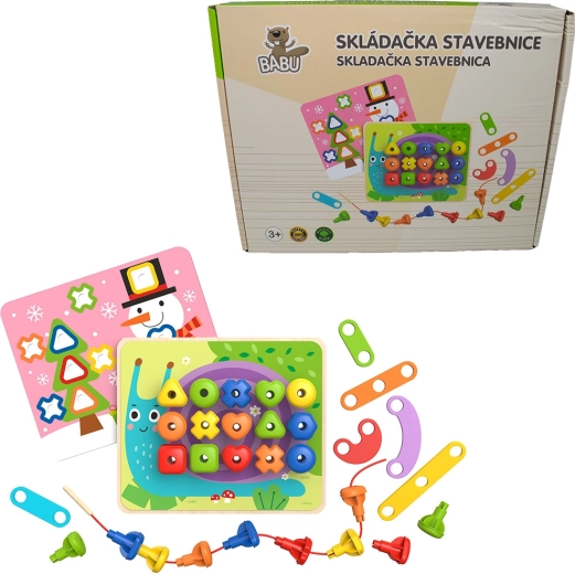 Babu logical wooden construction set Rainbow