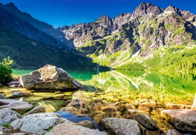 Пъзел 1500 части Морско око – изгрев, Татри