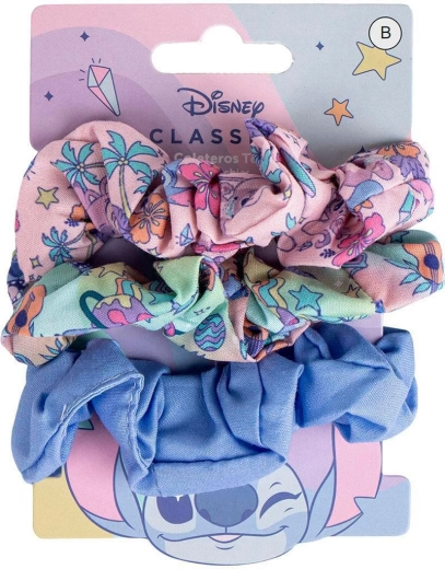 Комплект платнени ластици за коса Disney Lilo & Stitch Stitch (3 бр.)