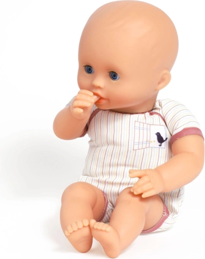 A realistic baby doll for caring play