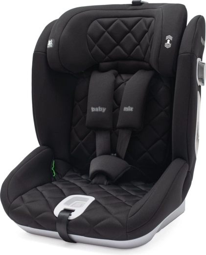 Five-point harness and adjustable headrest