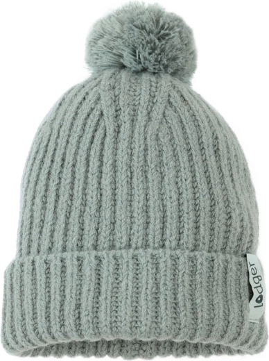 Lodger merino wool hat with pom-pom 1–2 years