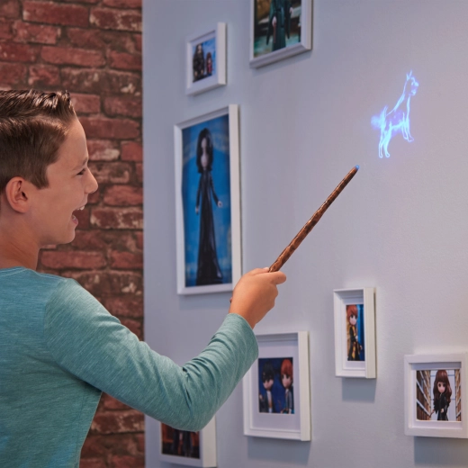 Projects a Patronus onto the wall